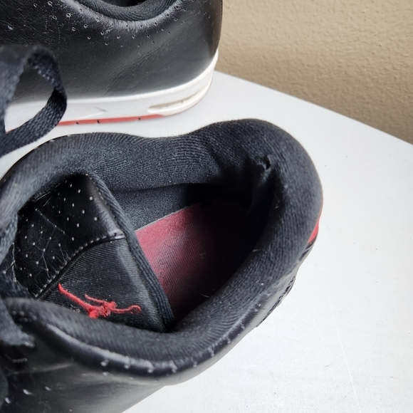 Nike Air Jordan Mens |16| Black Leather Classic 82 Low Top Sneakers main image 10